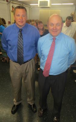 Adams Village Business Association Honorees: Det. Steve Charbonnier, left, and Tom Cifrino