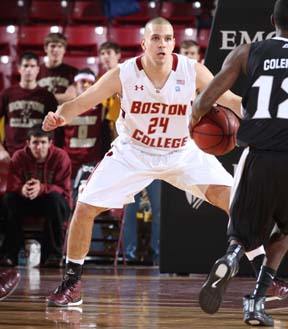 Chris Kowalski: Now plays for BC's basketball Eagles, after a stellar career on baseball team.