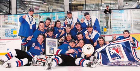 National champs: Dorchester Chiefs celebrate their 2010 USA Hockey Tier II Under-18 championship