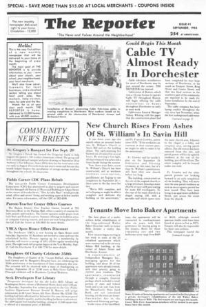 Inaugural Issue of the Dorchester Reporter, 1983: Barbara McDonough's View from Pope's Hill appeared on page 12.