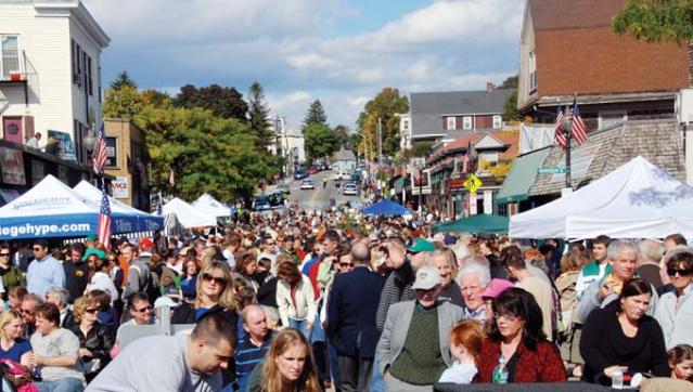 Thousands descended on Adams Village on Sunday to join in the first Irish Heritage Festival. Organizers deemed the inaugural fete a success.    Photo by Harry Brett