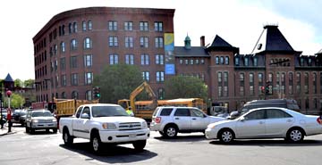 Lower Mills traffic on Monday: Major back-ups reported