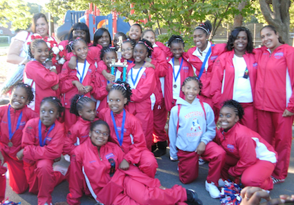 Mattapan Patriots Cheerleaders: Bound for national competition— hopefully.