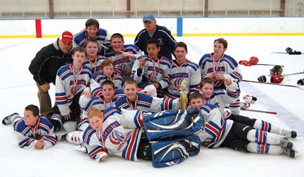 Pee Wee A team, DYH 2012: The 11 and 12 year-old team played for a state banner this weekend.