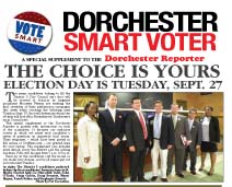 Smart Voter 2011: A special supplement to the Sept. 22 Dorchester Reporter details the choices in the upcoming preliminary election in District 3.