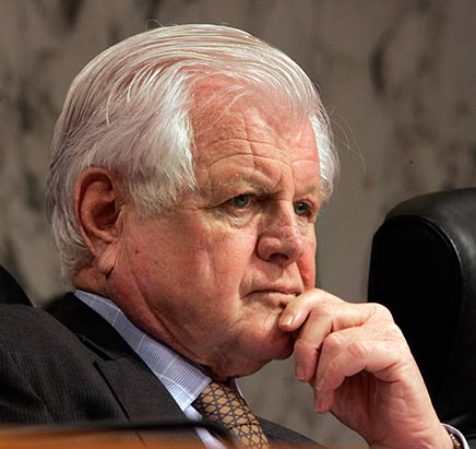 U.S. Senator Edward Moore Kennedy, (1932-2009)    Photo (May 2008) by Susan Walsh, Associated Press