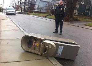 ATM dumped curbside on Richmond Street on Dec. 23