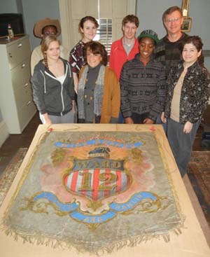 Forbes House Museum Displays Dorchester Lincoln Banner: A campaign banner for President Lincoln's 1860 campaign will be part of Sunday's Lincoln Day offerings.
