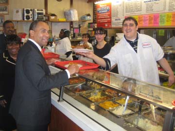 Gov. Deval Patrick visits Brother's