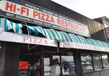 Hi-Fi Pizza seized, shut down in afternoon raid. Photo by Bill Forry