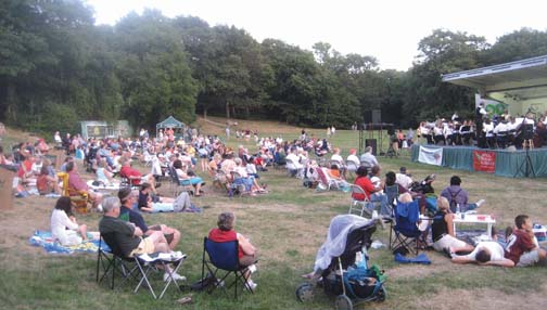 Classic park, classical music: The Boston Landmarks Orchestra returns to Dorchester Park for a free concert on Sunday, Aug. 9.