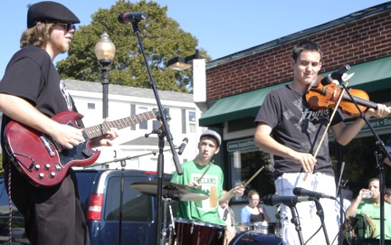Risky Business Band: One of several musical acts on the festival's three stages.