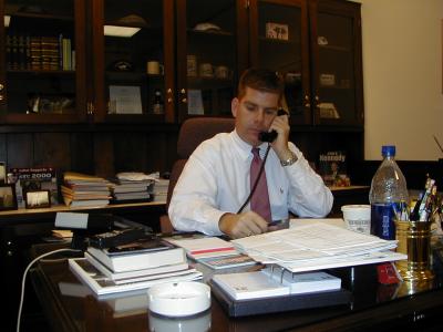 Rep. Marty Walsh: "Not concerned about being labeled." Photo by Bill Forry