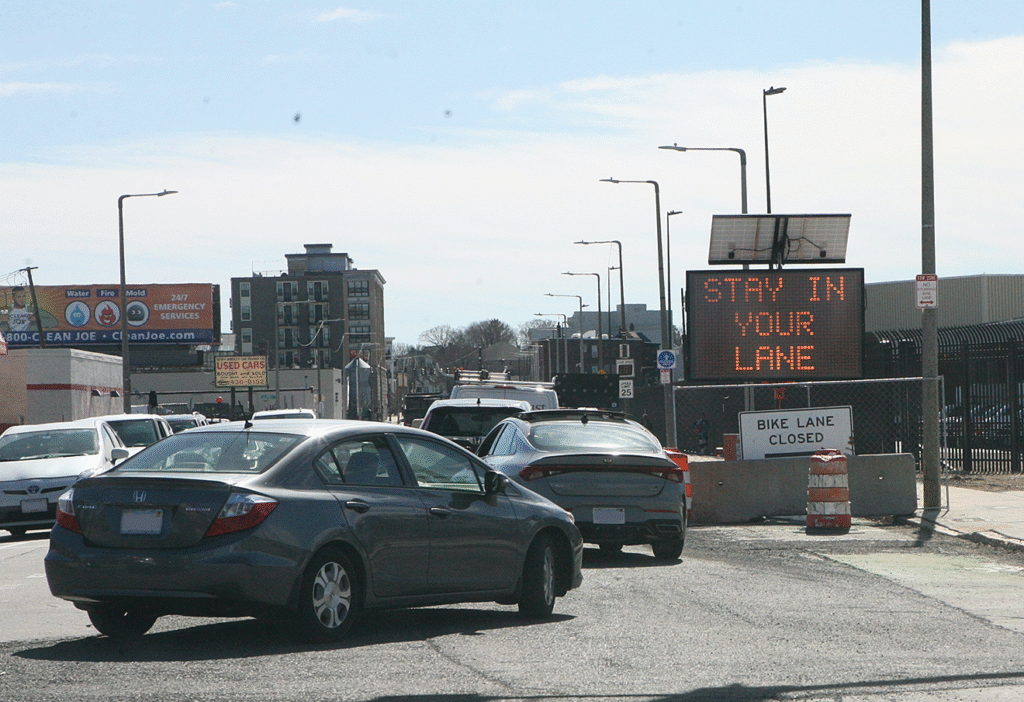 Mass Ave Bike Lane Removal 1