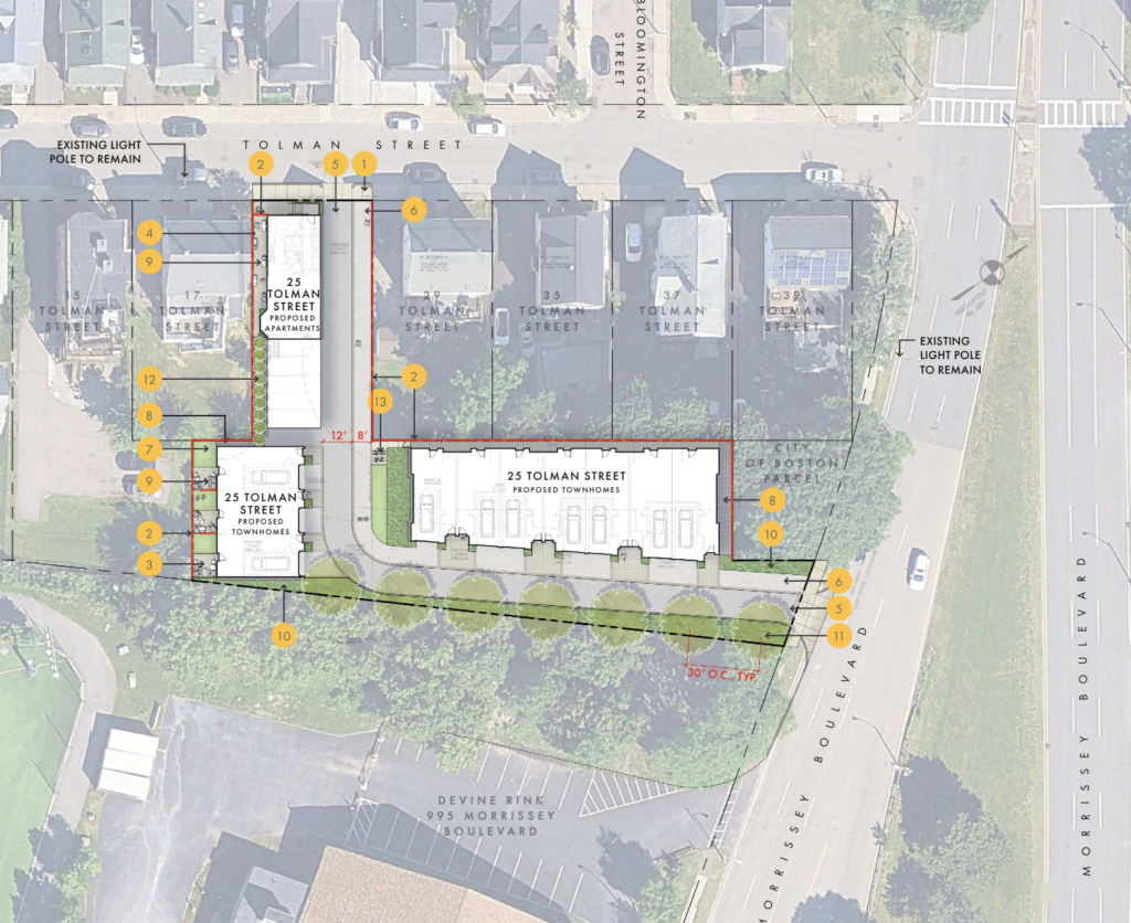 Developer eyes 16-unit condo project for Tolman St. next to Garvey Park