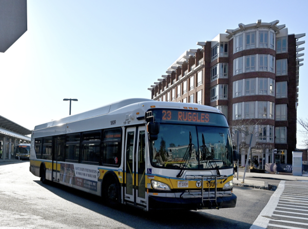 23 bus at Ashmont MBTA Station