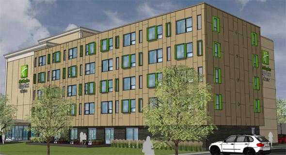 Holiday Inn Express with proposed addition