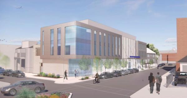 Rendering of proposed new health facility