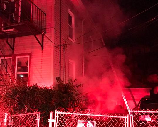 Fire at 73 Wildwood St. in Mattapan