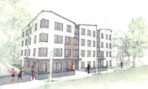 Proposed building at Talbot and Spencer