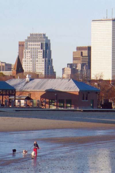 Carson Beach beckons on a cool, crisp fall afternoon.