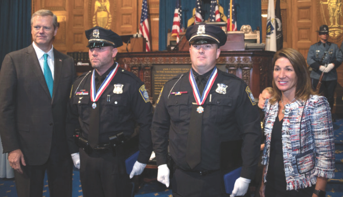 Officers honored for bravery at State House ceremony - Dorchester Reporter