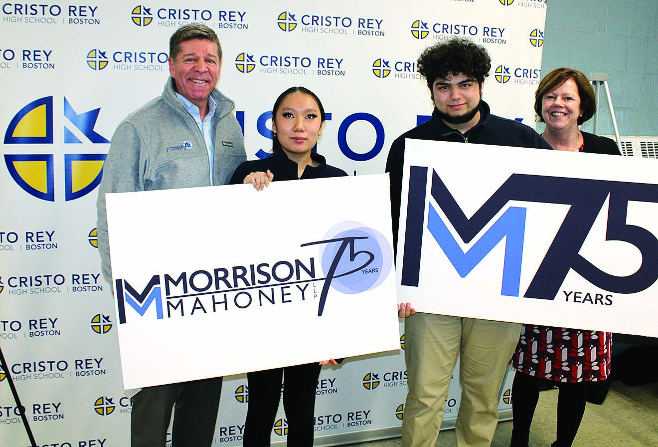 James Rey Christy Students at Cristo Rey win design content for law firm - Dorchester ...