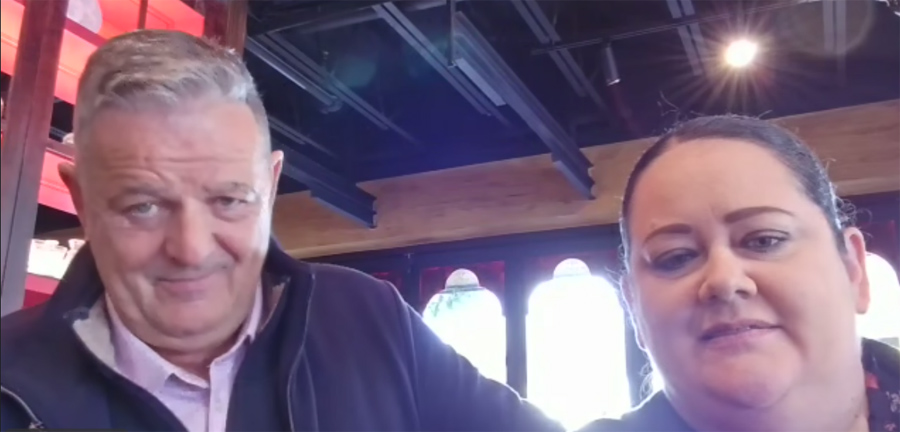 Frank Delaney and Teresa Murphy